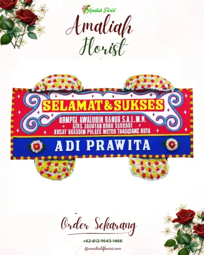 Karangan Bunga Ucapan Selamat di Ballroom Pulomas - Wedding Venue